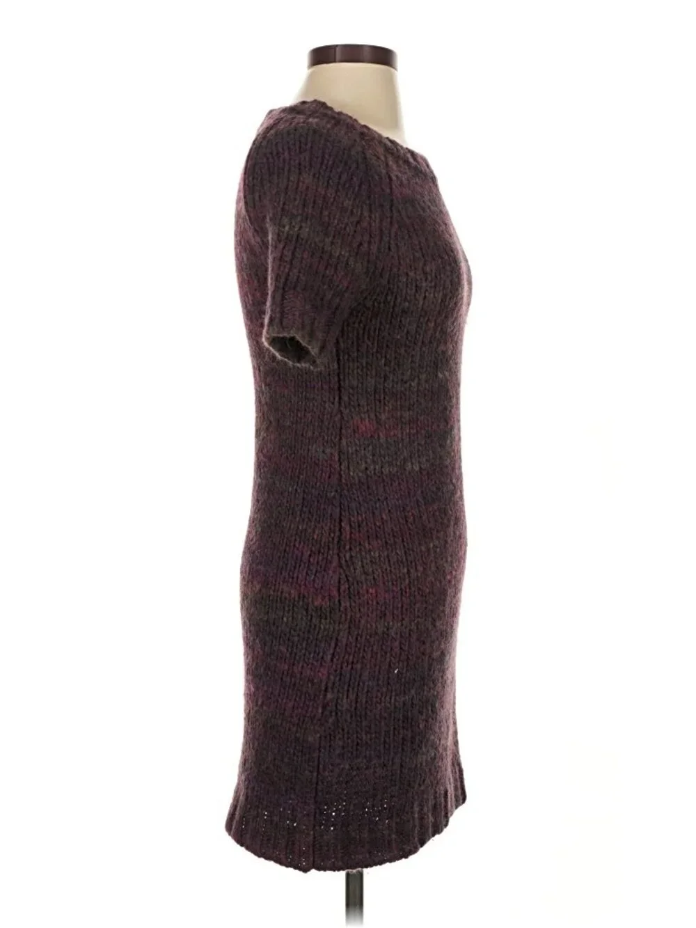 Rachel Zoe Purple Sweater Dress Size S – Wool Alpaca Blend Mini Length - Picture 4 of 6